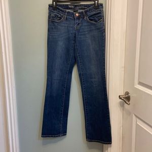 Massimo denim low rise boot cut blue